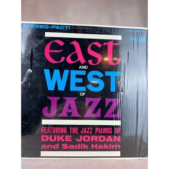 Vintage EAST and WEST of JAZZ Duke Jordan Sadik Hakim Vinyl LP PARKER Records - Picture 2 of 5
